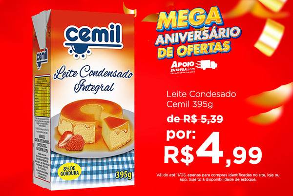 Leite Condensado até 11/05